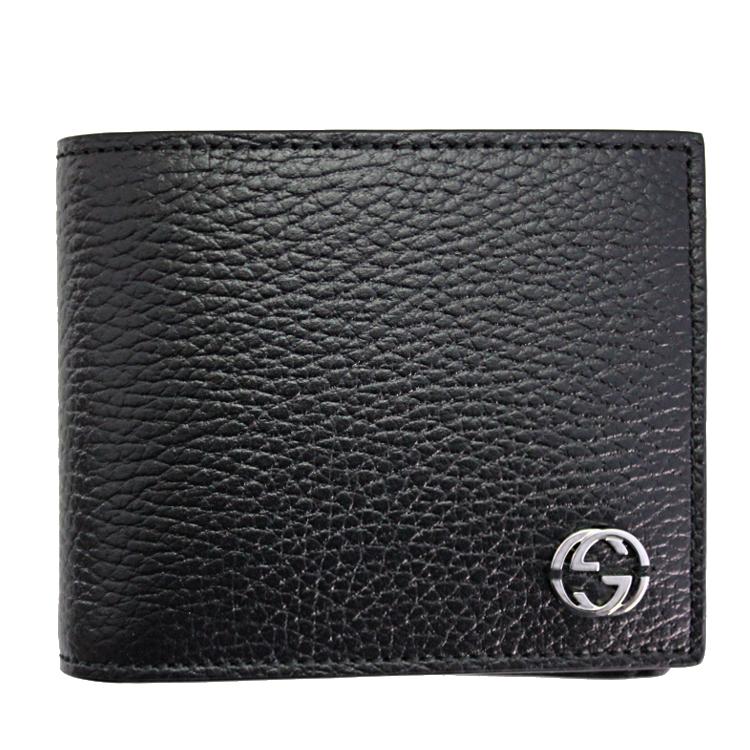 GUCCI グッチ 財布 二つ折り財布 メンズ財布 新作 新品 黒 GUCCI グッチ 財布 二つ折り財布 メンズ財布 新作 新品 黒