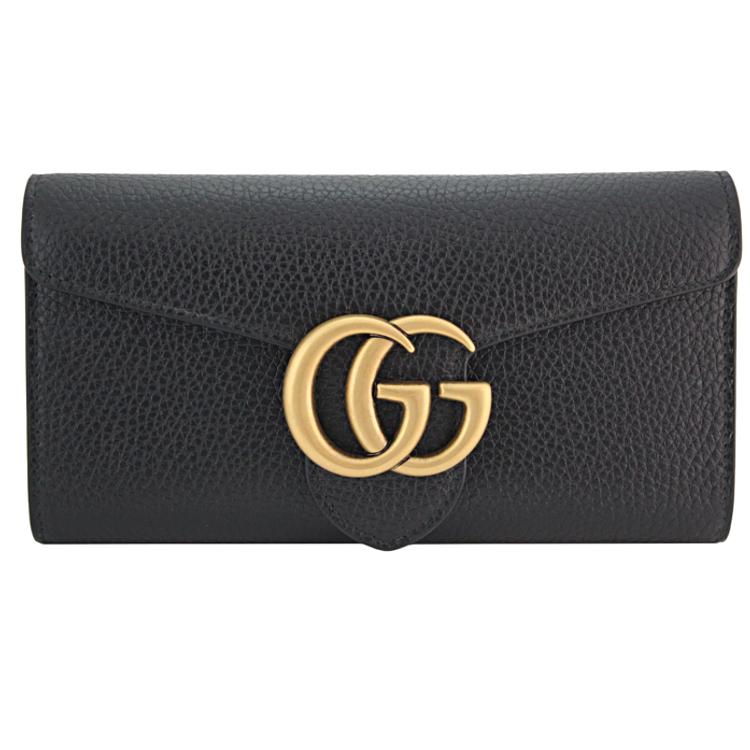 GUCCI グッチ 財布 新作 レディース 長財布 新品 黒/ブラック GUCCI グッチ 財布 新作 レディース 長財布 新品 黒/ブラック