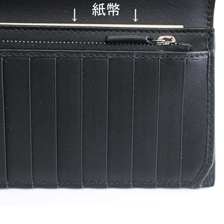 【正規品】【美品】GUCCI ブラックレザー 長財布 ウォレット GUCCI（グッチ） 財布 長財布 メンズ 二つ折り長財布 新品 黒/ブラック