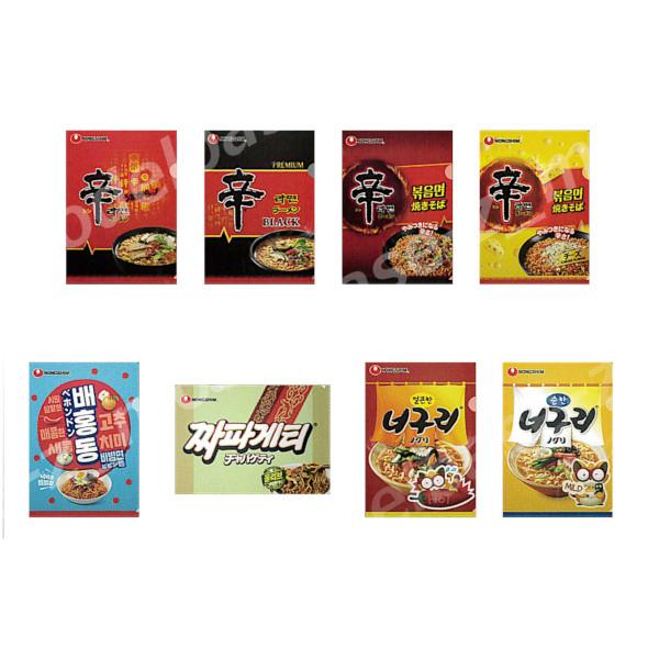 BANDAI（バンダイ） 農心 袋麺miniクリアファイルコレクション 全8種
