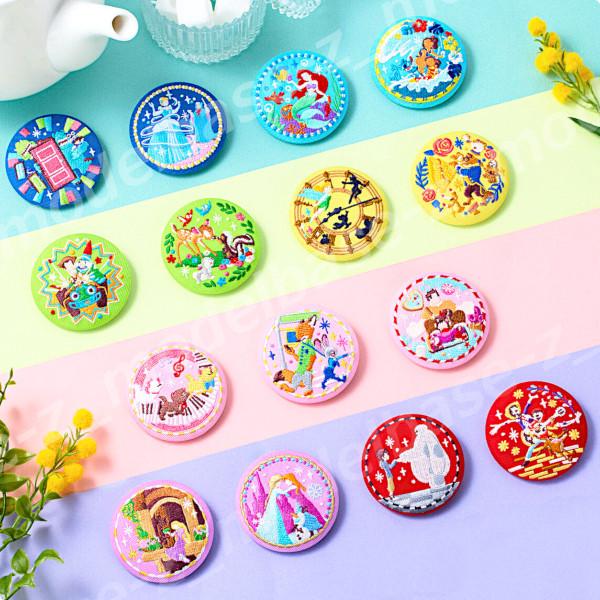 BANDAI（バンダイ） ディズニー Disney Characters 刺繍缶バッジ