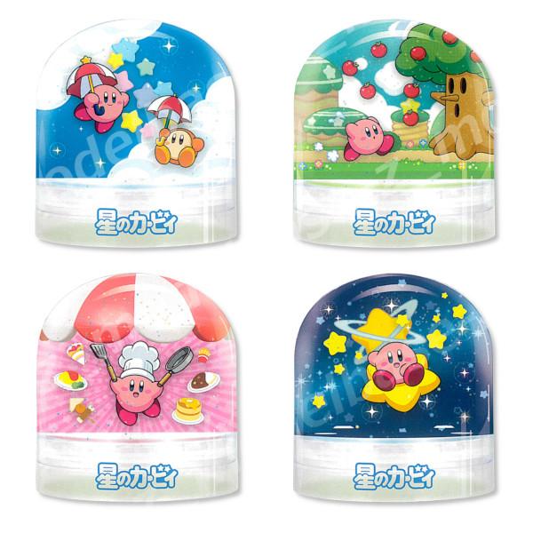 カービィ スノードームフィギュア 6個セット 星のカービィ スノードーム 全4種 夢屋 ガチャポン ガシャポン