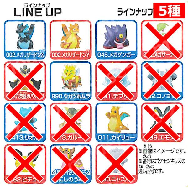 BANDAI ポケットモンスター ポケモンキッズ メガリザードンX＆