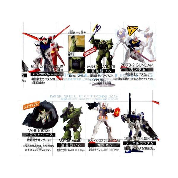 ガンダム HGシリーズ 機動戦士ガンダム MSセレクション25