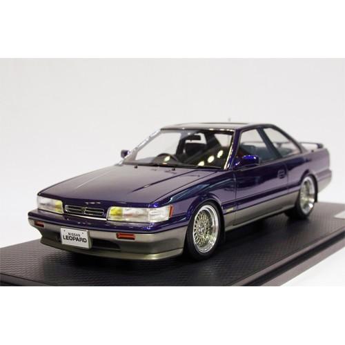 イグニッションモデル Ignition Model 1 18 ニッサン レパード アルティマ V30 ツインカムターボ ダークブルー シルバー モデルカーショップ グリース 通販 Yahoo ショッピング