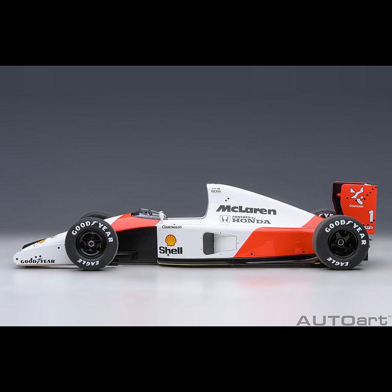 AUTOart 1/18 McLaren Honda Ayrton Senna MP4/6 Japan GP 1991 F1 Car NUOVO