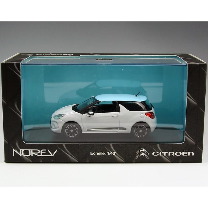 ノレブ NOREV 1/43 (155280) Citroen DS3 2010 white with blue