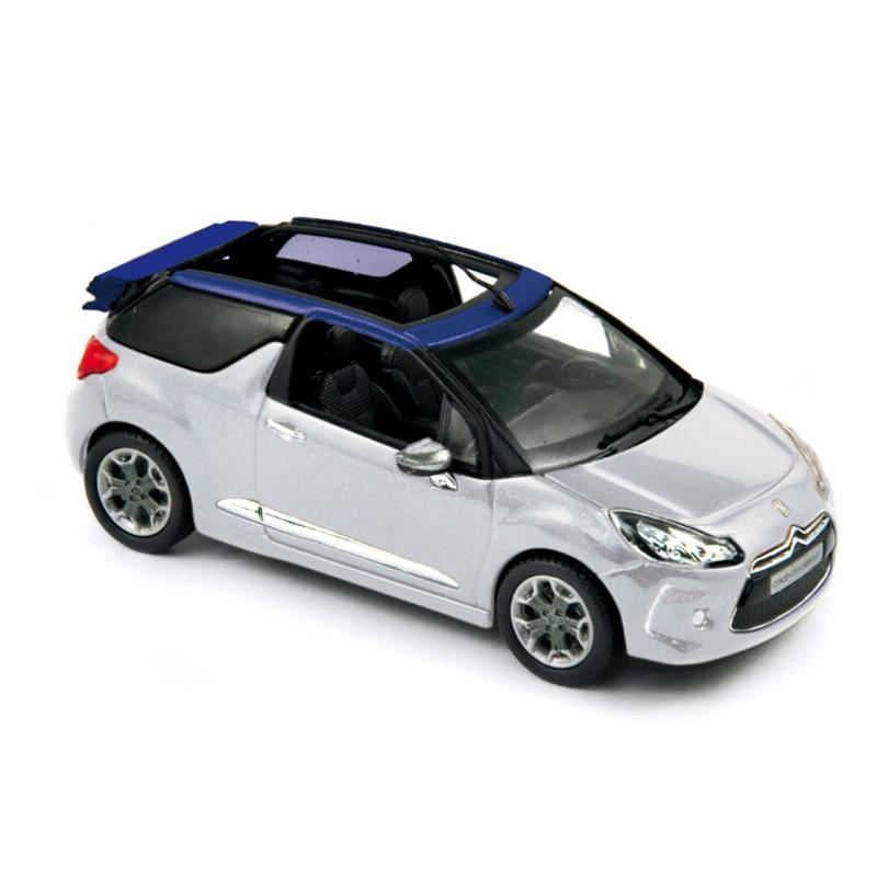 NOREV 1/43 (155289) Citroen DS3カブリオ2013 Grey & Blue｜modelcarshop-ss43