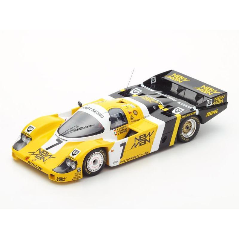 1/18　スパーク　ミニカー ポルシェ ルマン優勝 Porsche 956 No.7 Winner Le Mans 1985｜modelcarshop-ss43