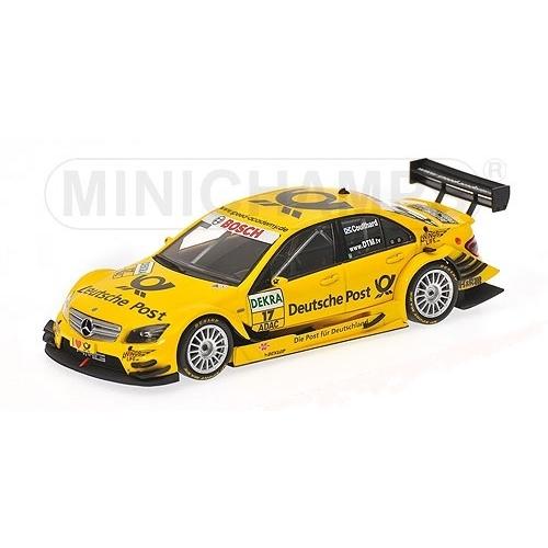 MINICHAMPS 1/43 (400 103817) MERCEDES-BENZ C-CLASS 2008 #17 DEUTSCHE POST AMG MB DTM 2010 DAVID COULTHARD