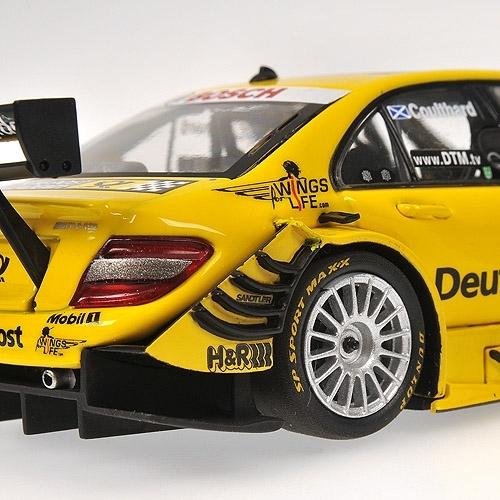 MINICHAMPS 1/43 (400 103817) MERCEDES-BENZ C-CLASS 2008 #17 DEUTSCHE POST AMG MB DTM 2010 DAVID COULTHARDの画像