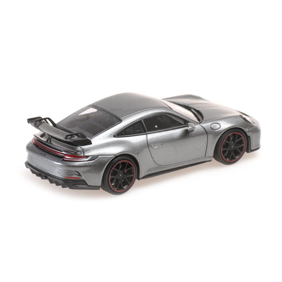 MINICHAMPS 1/43 (410069205) Porsche 911(992) GT3 2020 Grey Metallic｜modelcarshop-ss43｜02