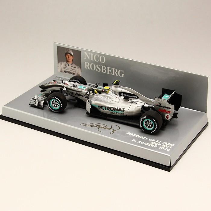 1/43 メルセデス W01 #4 マレーシアGP 2010 N.ロズベルグ 1/43メルセデスGP MGP 可愛がら W01 ロズベルグ 2010 マレーシア