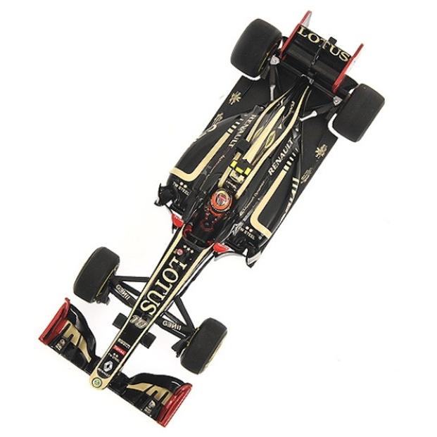 F1 Lotus Renault E20 1/43 2011ロマングロージャン 当社の E20 Renault Lotus F1 1/43 ミニカー - 2011ロマングロー
