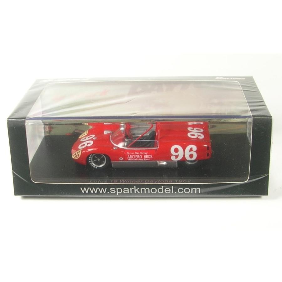 Spark 1/43 (43DA62) Lotus 19 #96 Winner Daytona 1962の画像
