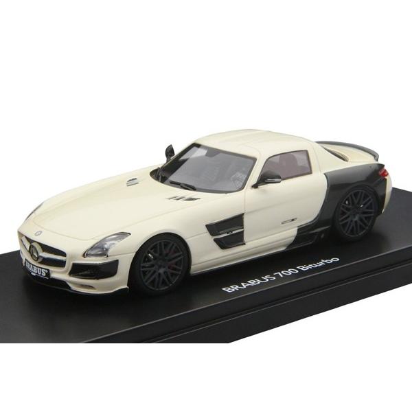 Schuco PRO-R 1/43 (Mercedes Benz SLS)  Brabus 700 Biturbo White