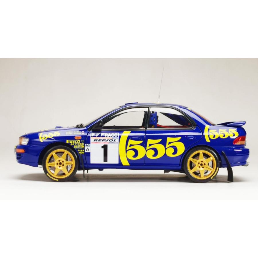 Sunstar 1:18 Subaru Impreza 555 #1 – Vainqueur Rallye Sanremo 1996 McRae SS5524