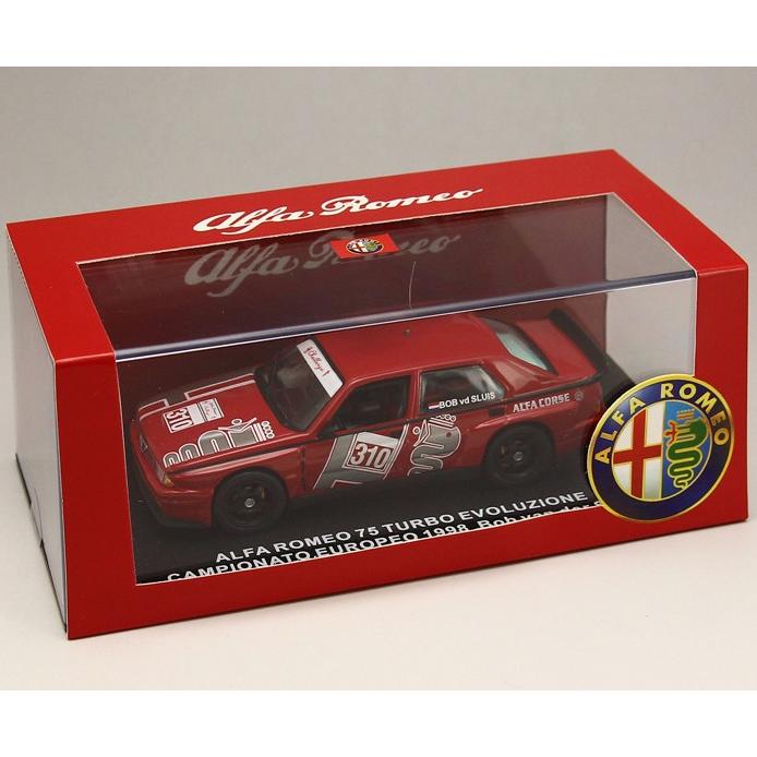 TOPMARQUES TOP145C Escala 1/18 | ALFA ROMEO 75 TURBO EVOLUZIONE IMSA N 1 2nd GIRO D'ITALIA 1989