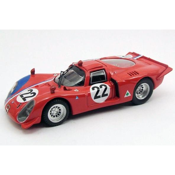 1/43　BEST Models ベストモデル ミニカー アルファロメオ ALFA ROMEO 33.2 Parigi 1968 #22｜modelcarshop-ss43