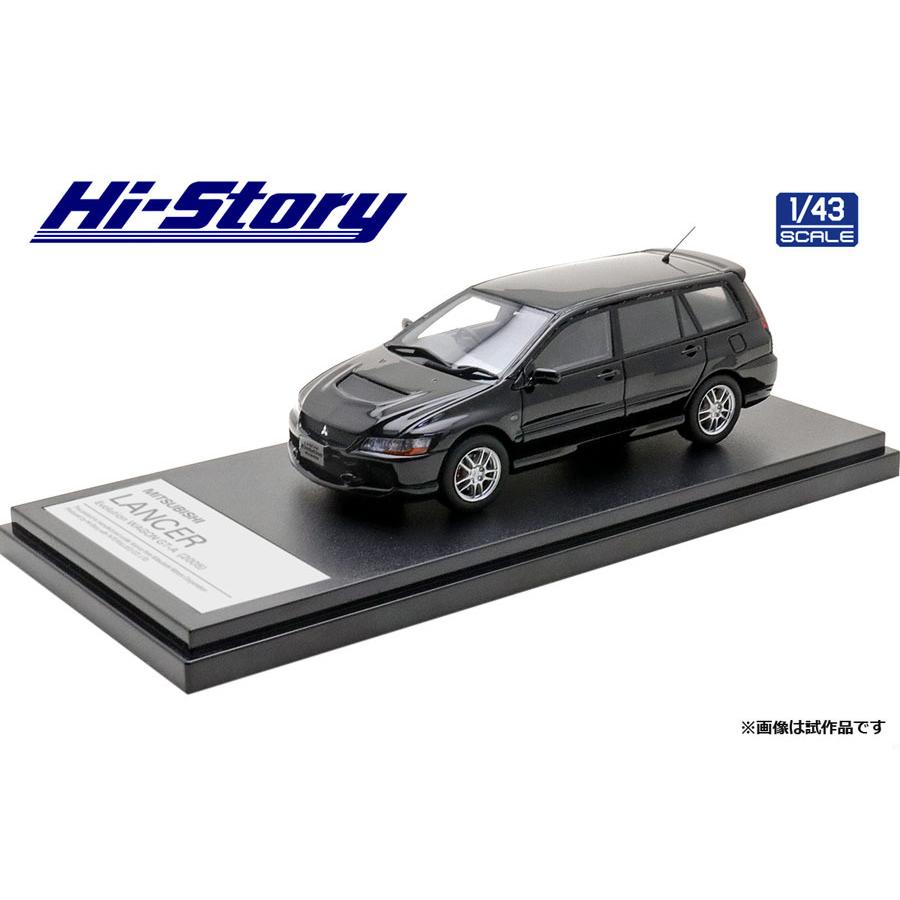 Hi Story 1/43 (HS298BK) MITSUBISHI LANCER Evolution WAGON GT-A（2005）Black Mica
