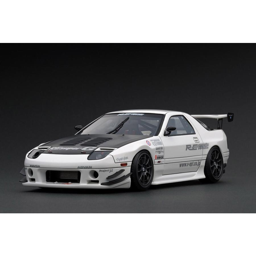 1/18 イグニッションモデル ミニカー マツダ Mazda RX-7 (FC3S) RE Amemiya White2