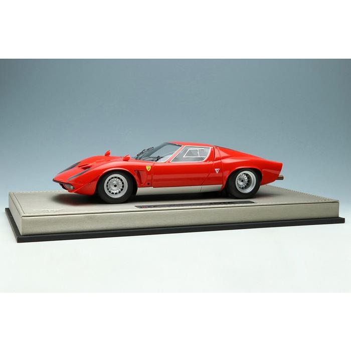 1/18 IDEA(イデア)／Make Up　ミニカー ランボルギーニ イオタ　Lamborghini JOTA 1969　ブライトレッド