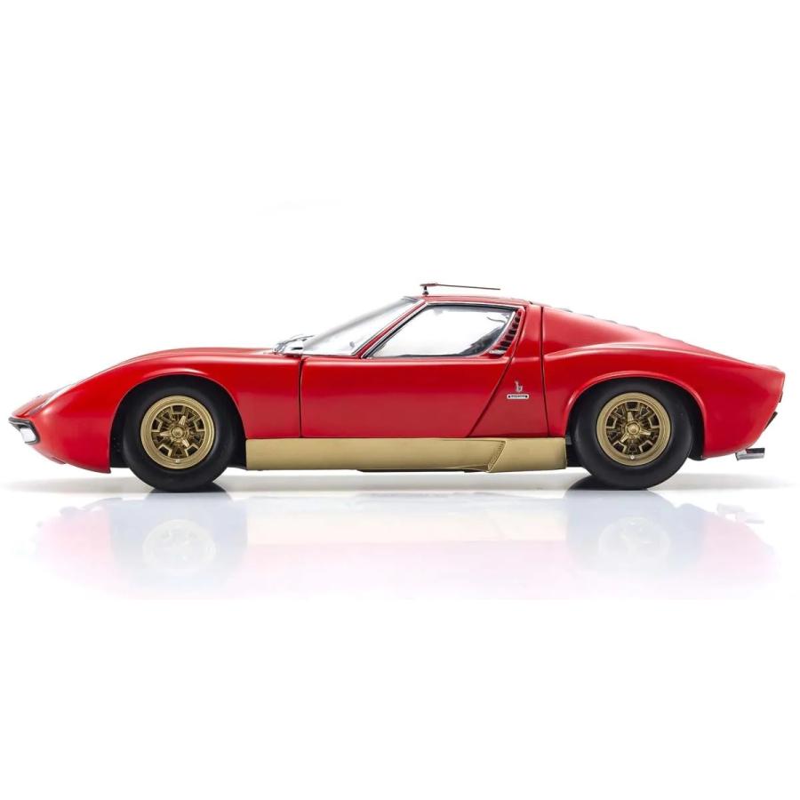 京商 KYOSHO 1/18 (KS08317RG) Lamborghini Miura P400SV Red/Gold