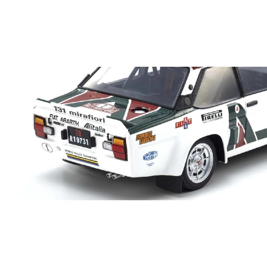 京商 KYOSHO 1/18 (KS08376G) Fiat 131 Abarth #2 Rally MonteCarlo