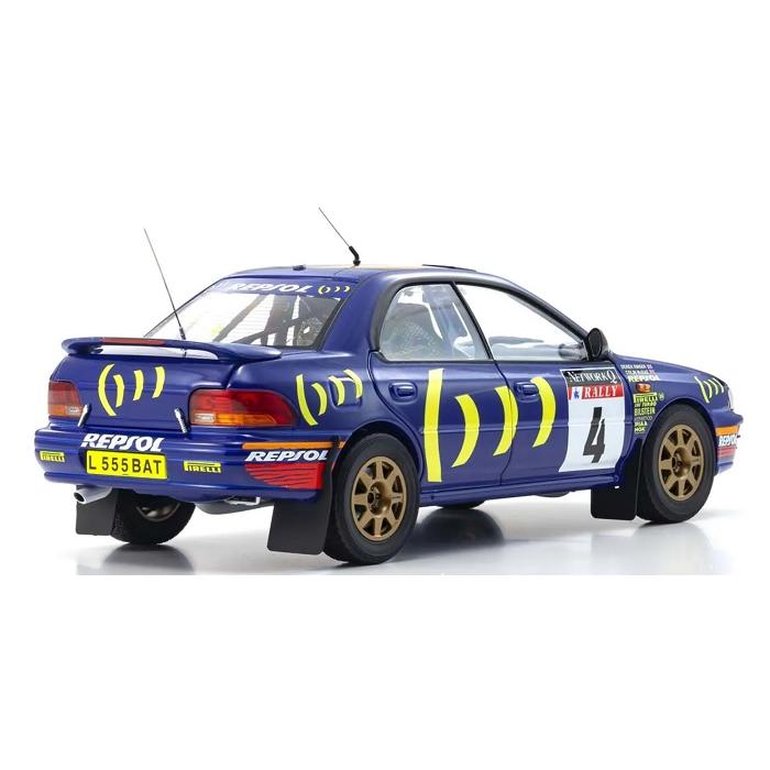 KYOSHO 1/18 (KS08962A) SUBARU Impreza #4 RAC Rally 1994の画像