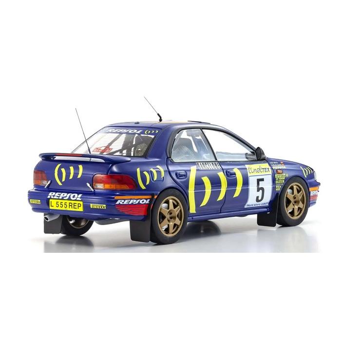 KYOSHO 1/18 (KS08962B) SUBARU Impreza #5 Rallye Monte-Carlo 1995の画像