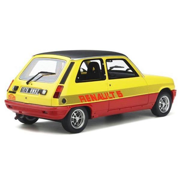 Otto mobile 1/18 (OT891) Renault 5 TS Monte Carlo <Yellow / Red>の画像