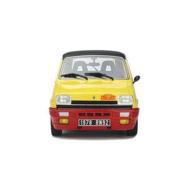 Otto mobile 1/18 (OT891) Renault 5 TS Monte Carlo <Yellow / Red>の画像