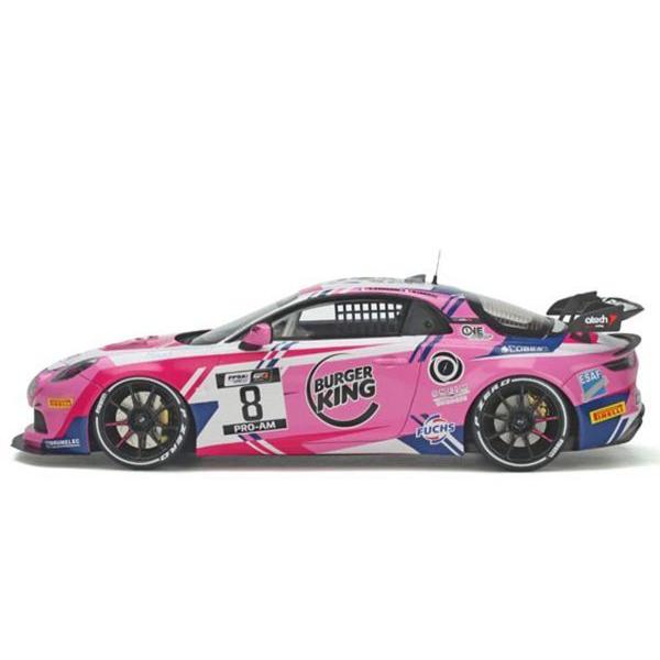 Alpine A110 GT4 Team Speed Car Rose - 1/18 OttOmobile OT935, Résine Neuve