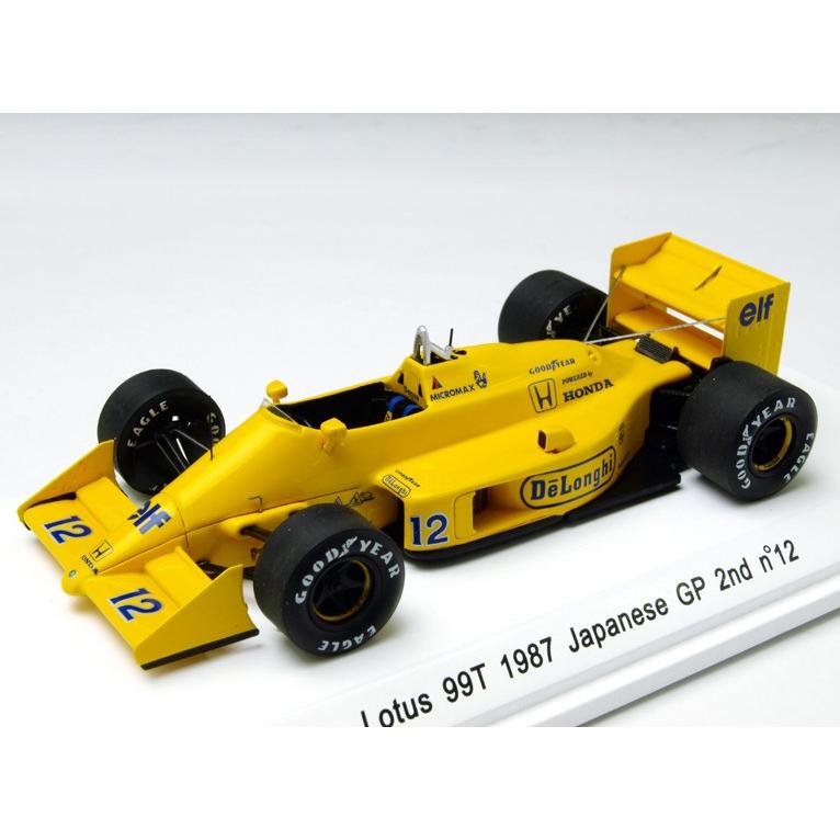 1/43 Reve Collection ミニカー ロータス Lotus 99T 1987 日本GP 2nd