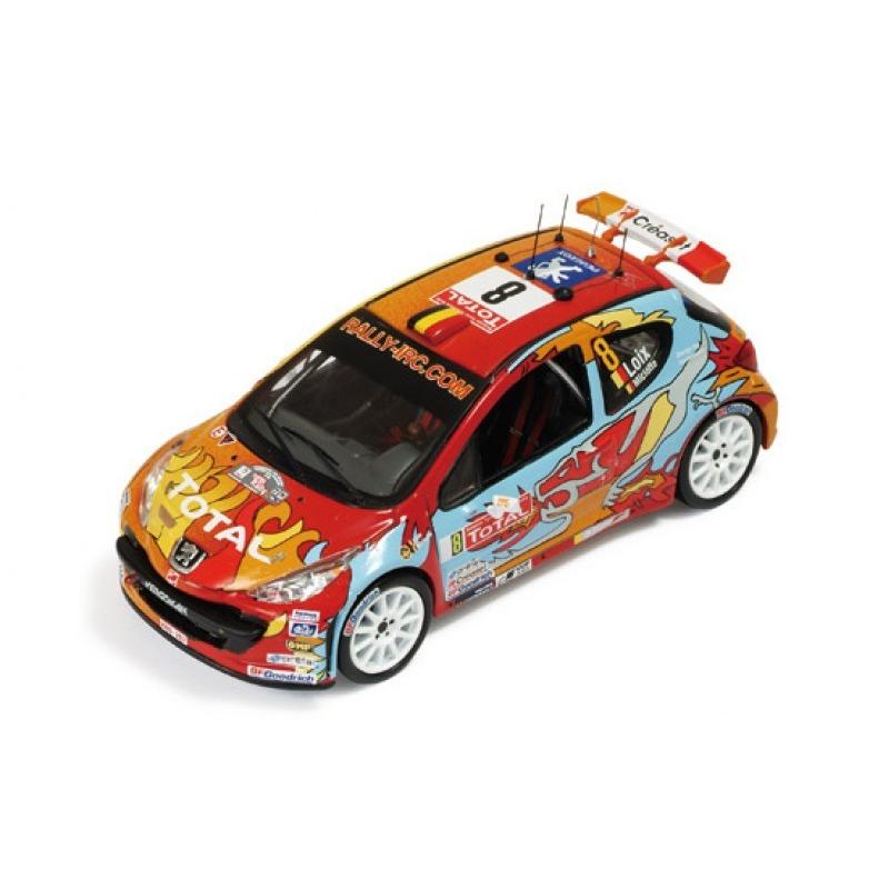 PEUGEOT 207 S2000 YPRES RALLYE 2009 PETER TSJOEN IXO RAM387 AU 1/43