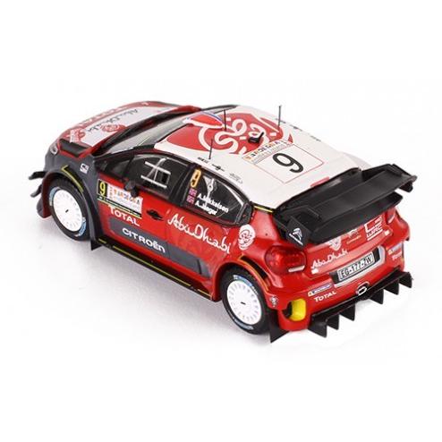 Modèle Réduit IXO Citroën C3 WRC #9 Rally Sardegna 2017 – 1:43, Mikkelsen, Neuf