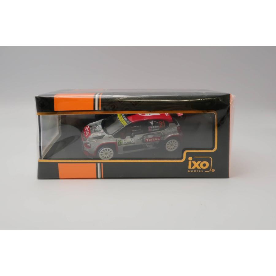 Miniature 1/43 IXO Citroën C3 R5 N°56 Rallye Aci Monza 2020, équipage S.Lefebvre/T.Dubois