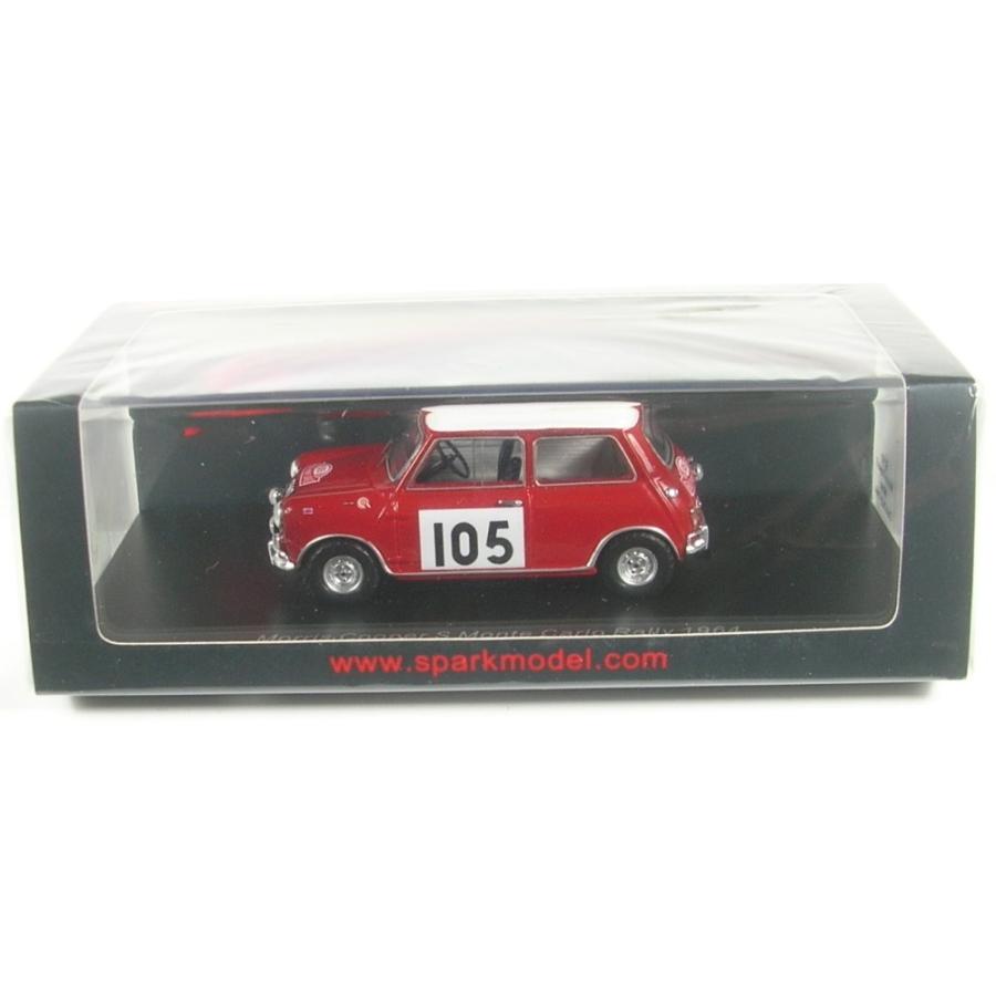 Spark 1/43 (S1192) Morris Cooper S #105 Monte Carlo Rally 1964の画像