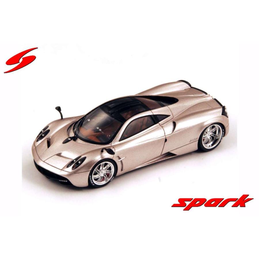 Pagani Huayra 2012, Miniature Spark 1/43, Couleur Rouge, Métal, Collection