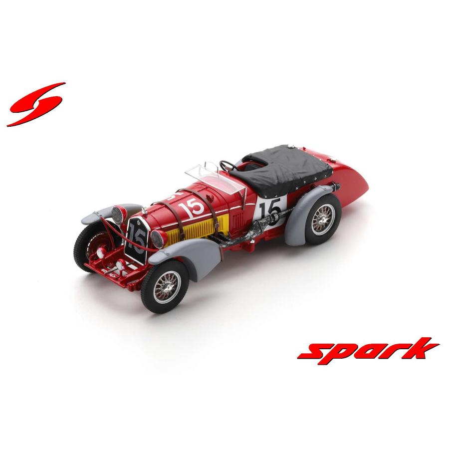 NO SPARK MG PA Midget #55 10th 24 Heures du Mans 1935 1/43 M.C.M