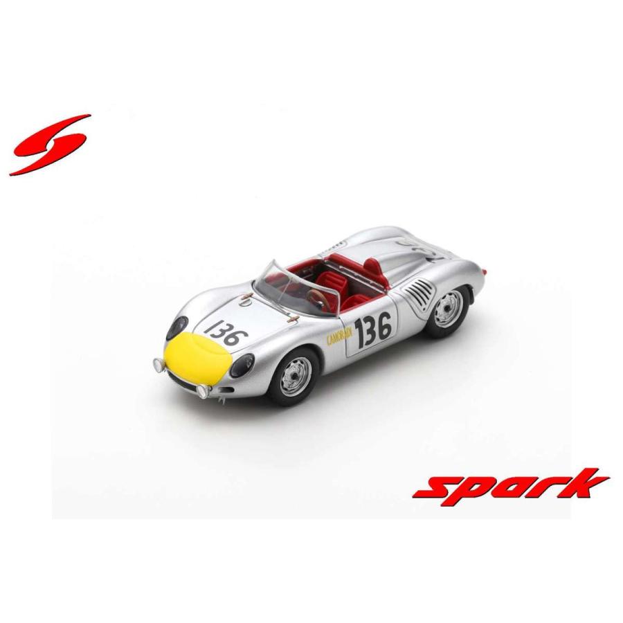 Spark 1/43 (S4149) Porsche 718 RS61 #136 Targa Florio 1961