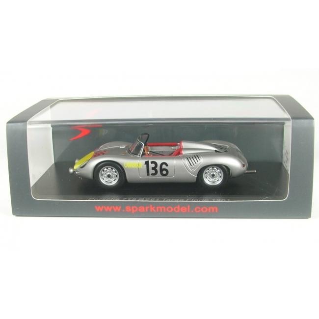 Spark 1/43 (S4149) Porsche 718 RS61 #136 Targa Florio 1961の画像