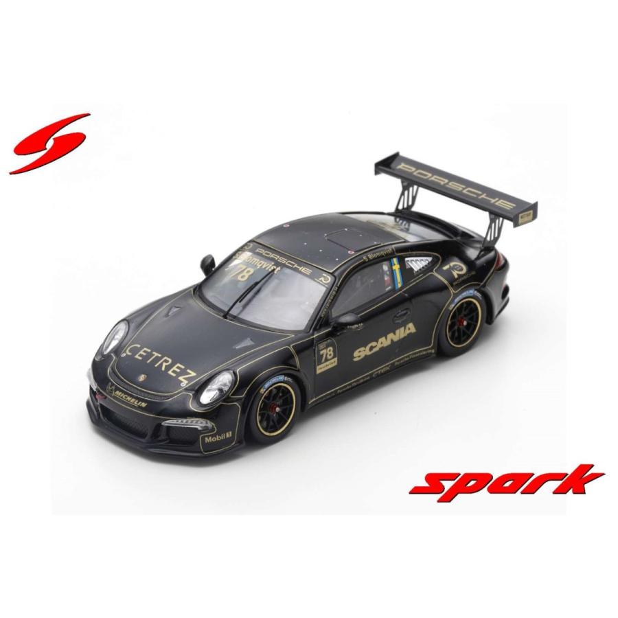 Spark 1/43 (S4519) Porsche Carrera Cup Scandinavia #78 Tribute to Ronnie Peterson at Anderstorp 2018