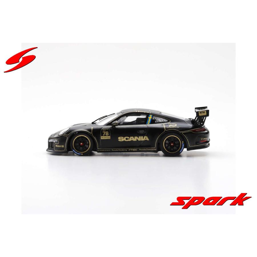 Spark 1/43 (S4519) Porsche Carrera Cup Scandinavia #78 Tribute to Ronnie Peterson at Anderstorp 2018の画像
