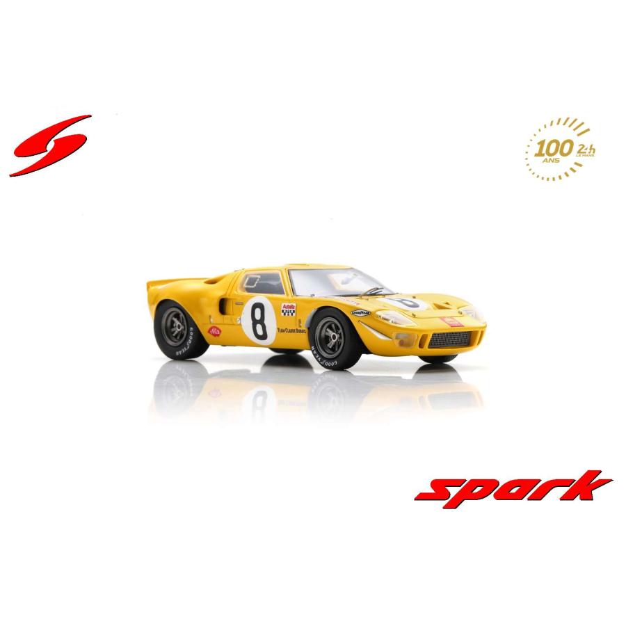 スパークモデル Spark 1/43 (S4540) Ford GT40 #8 24H Le Mans 1968