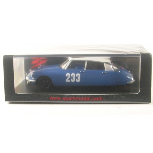 Spark 1/43 (S5531) Citroen DS19 #233 2nd Rally MonteCarlo 1963の画像