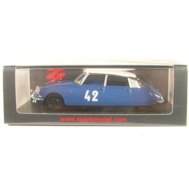 Spark 1/43 (S5532) Citroen DS19 #42 4th Rally MonteCarlo 1963の画像