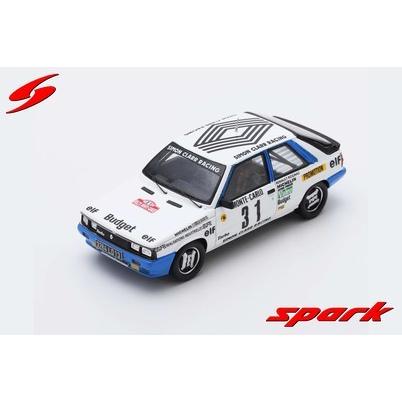 Spark 1/43 (S5566) Renault 11 Turbo #31 Rally Monte Carlo 1985
