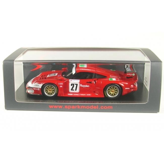 Spark 1/43 (S5604) Porsche 911 GT1 #27 8th 24H Le Mans 1997の画像