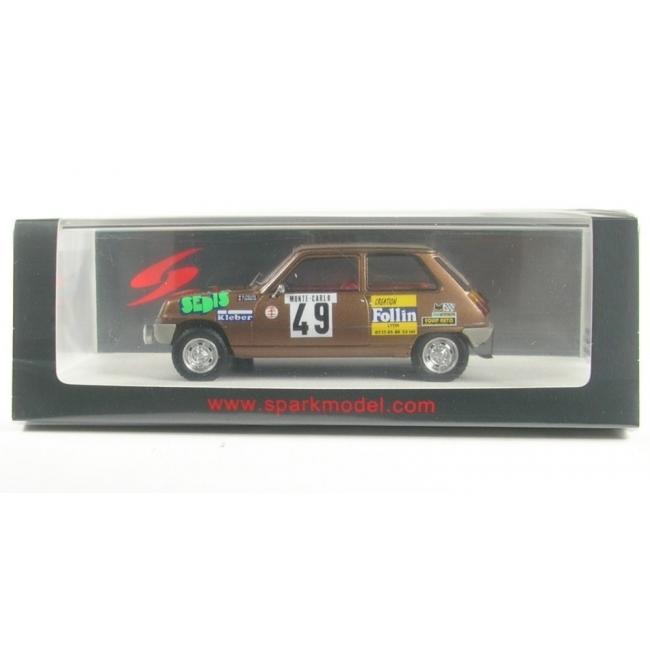 Spark 1/43 (S6019) Renault 5 LS #49 Monte Carlo Rally 1975の画像